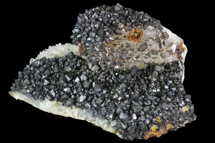 Quartz Cluster with Iron/Manganese Oxide - Diamond Hill, SC #91237